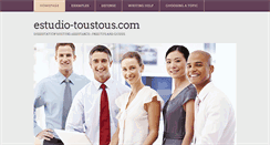 Desktop Screenshot of estudio-toustous.com